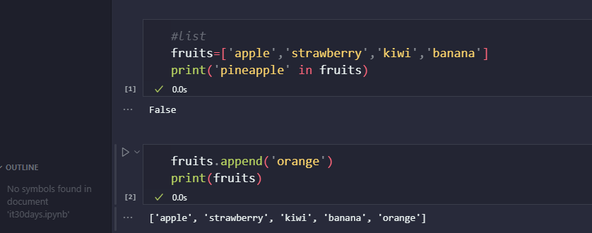 aayuc429143's tweet photo. Day08/30: Today I did some exercise related to the theoretical parts that I studied yesterday; lists, tuple, sets
#pitc30days #primeitclub #pitc_python #learningwithpitc https://t.co/a7H5aOt6TH