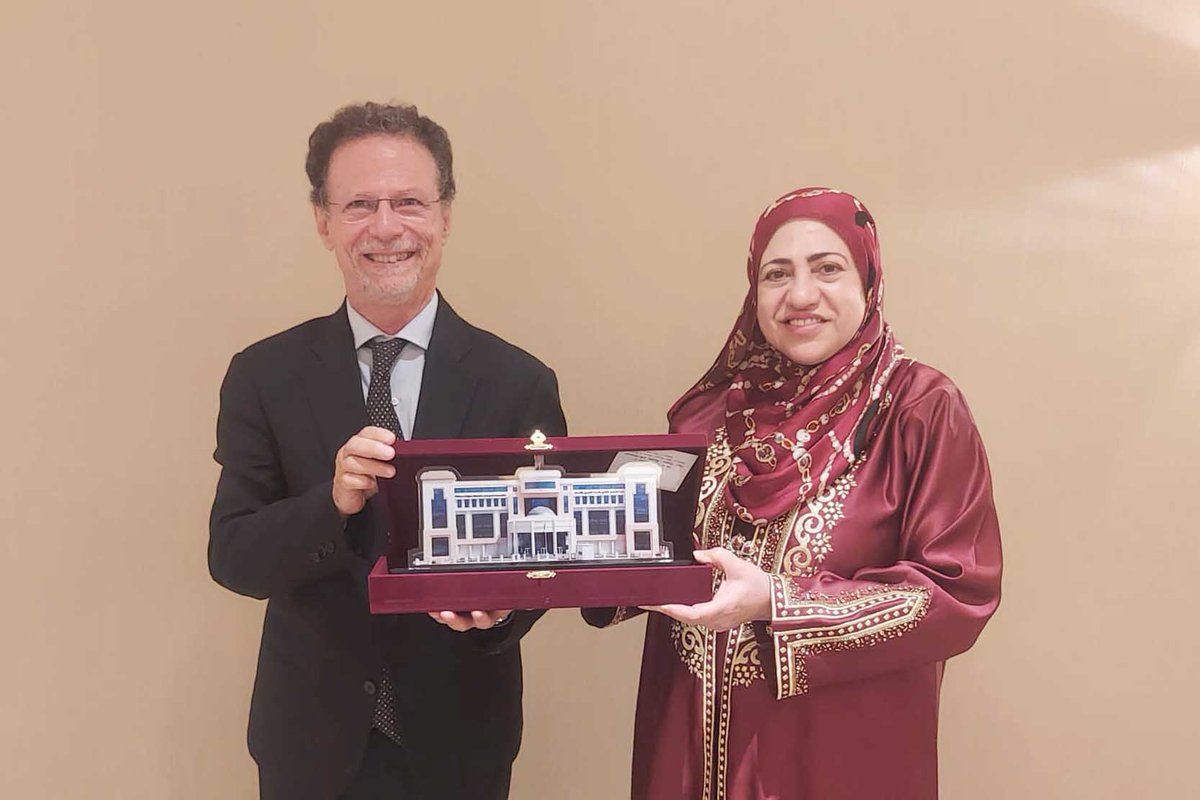 #Internazionalizzazione, Unict si avvicina all’Oman
A Roma il rettore Francesco Priolo ha incontrato Rahma Al Mahrooqi, Minister of Higher Education, Research and Innovation del Sultanato

<a href="/unict_it/">Unict</a> #unict #unictmagazine
unictmagazine.unict.it/internazionali…
