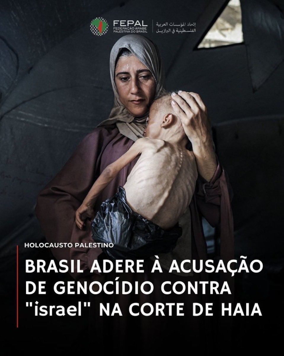 Até já passou da hora! A barbárie não pode continuar! #palestinalivre Parabéns ao Governo Brasileiro!