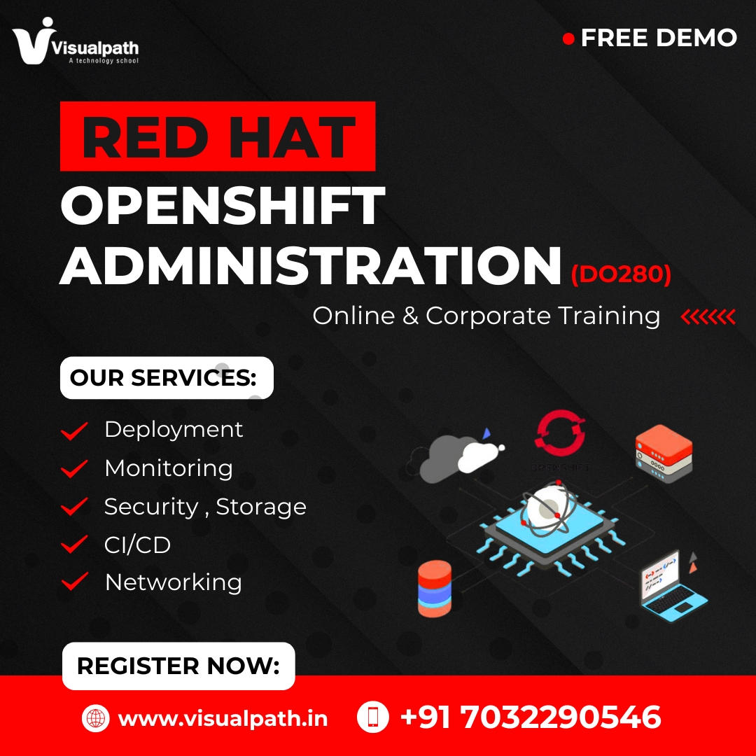 VisualpathPro's tweet image. 🚀 Free Demo- Red Hat OpenShift Administration (DO280) 
💻 Mode: Online &amp;amp; Corporate Training
📌 Trainer-Led Live Sessions | Real-Time Projects 
📞 Call/WhatsApp: wa.me/c/917032290546 
📝 Blog: visualpathblogs.com
🌐 Visit: visualpath.in/openshift-onli…
#OpenShiftTraining
