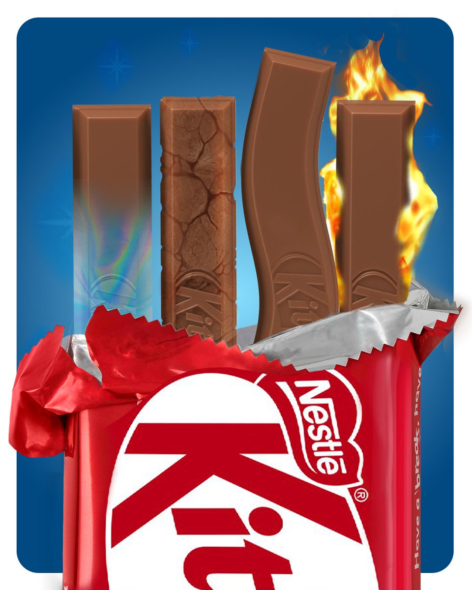 KITKAT's tweet image. Four chocolate fingers so fantastic we could make a movie out of it