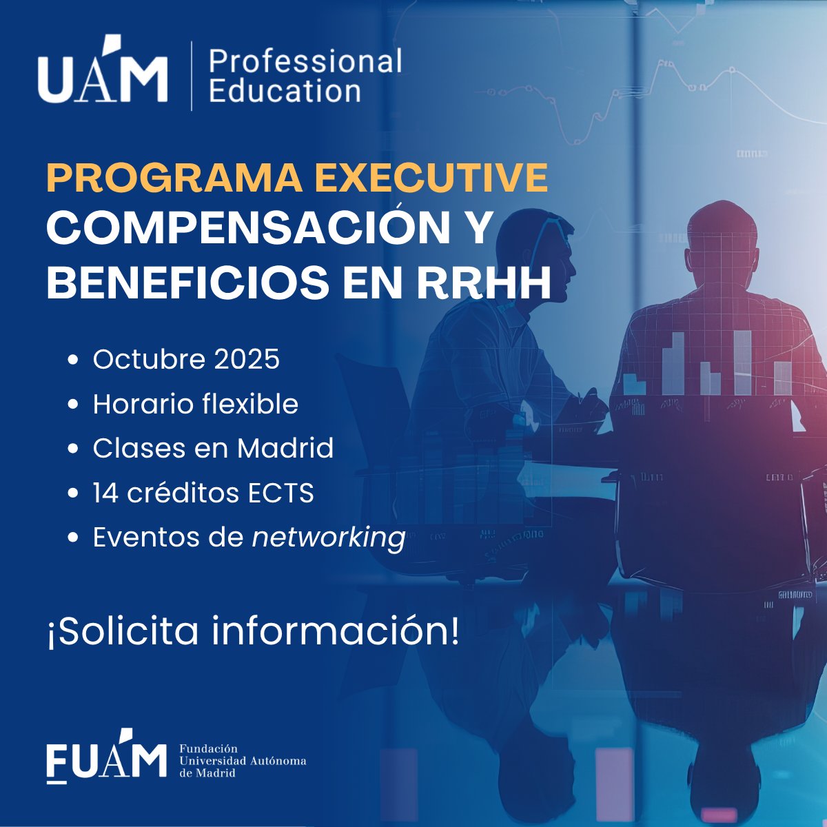 fuam_uam's tweet image. 🔉Programa Executive en Compensación y Beneficios en RRHH de la #UAM. ¡Optimiza la gestión de tu equipo! 💼 Aprende a diseñar y gestionar políticas de compensación y beneficios que motiven y retengan el talento en tu organización.
¡Inscríbete ahora! 👉 executive.fuam.es/programa-compe…