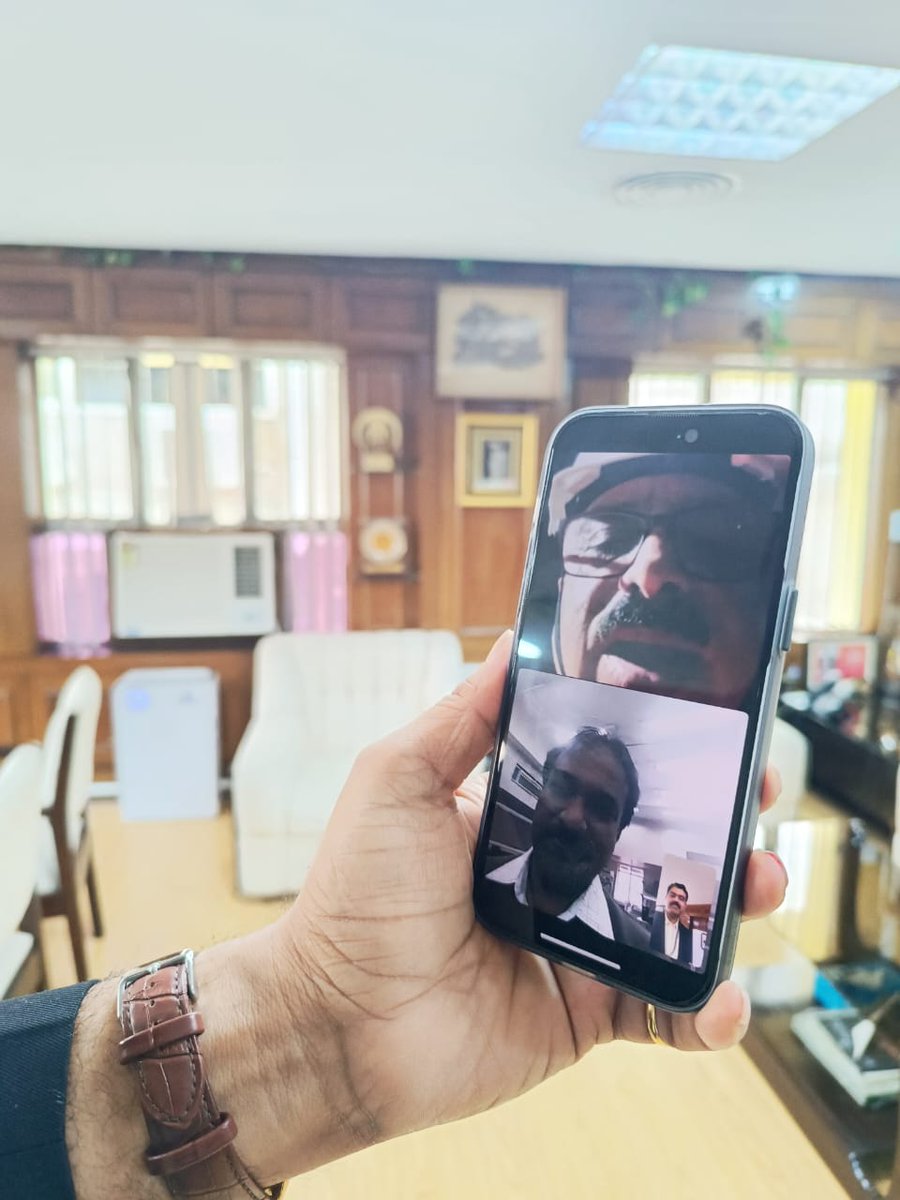 A WhatsApp Video Call was established today through centre for Development of Telematics (C-DOT) from the depth of 400 m beneath the surface at HCL's  Khetri Underground Mine in Rajasthan.

Mr Sanjiv Kumar Singh, Chairman and Managing Director, Hindustan Copper Ltd (HCL), had a