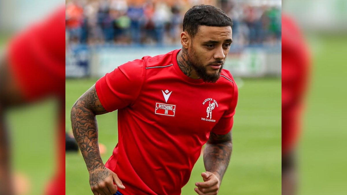 NorthernPremLge's tweet image. Matlock Town have issued an update on the future of Montel Gibson amid transfer speculation 🔵🚪
The forward, who signed a two-year deal with the Gladiators in May, has been the subject of interest from clubs higher up the football pyramid.
Full story: shorturl.at/X3dup…