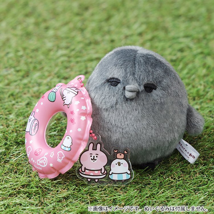 7/25(金)正午～販売開始！ブラックピスケもお気に入り。。。💘 本物みたいなミニ浮き輪とアクリルプレートが付いた、夏気分たっぷりのキーホルダーです🍧 ボールチェーンでバッグやポーチに付けて、夏のおでかけのおともにぴったり✨ kanahei.shop/c/kanahei/kn_o…