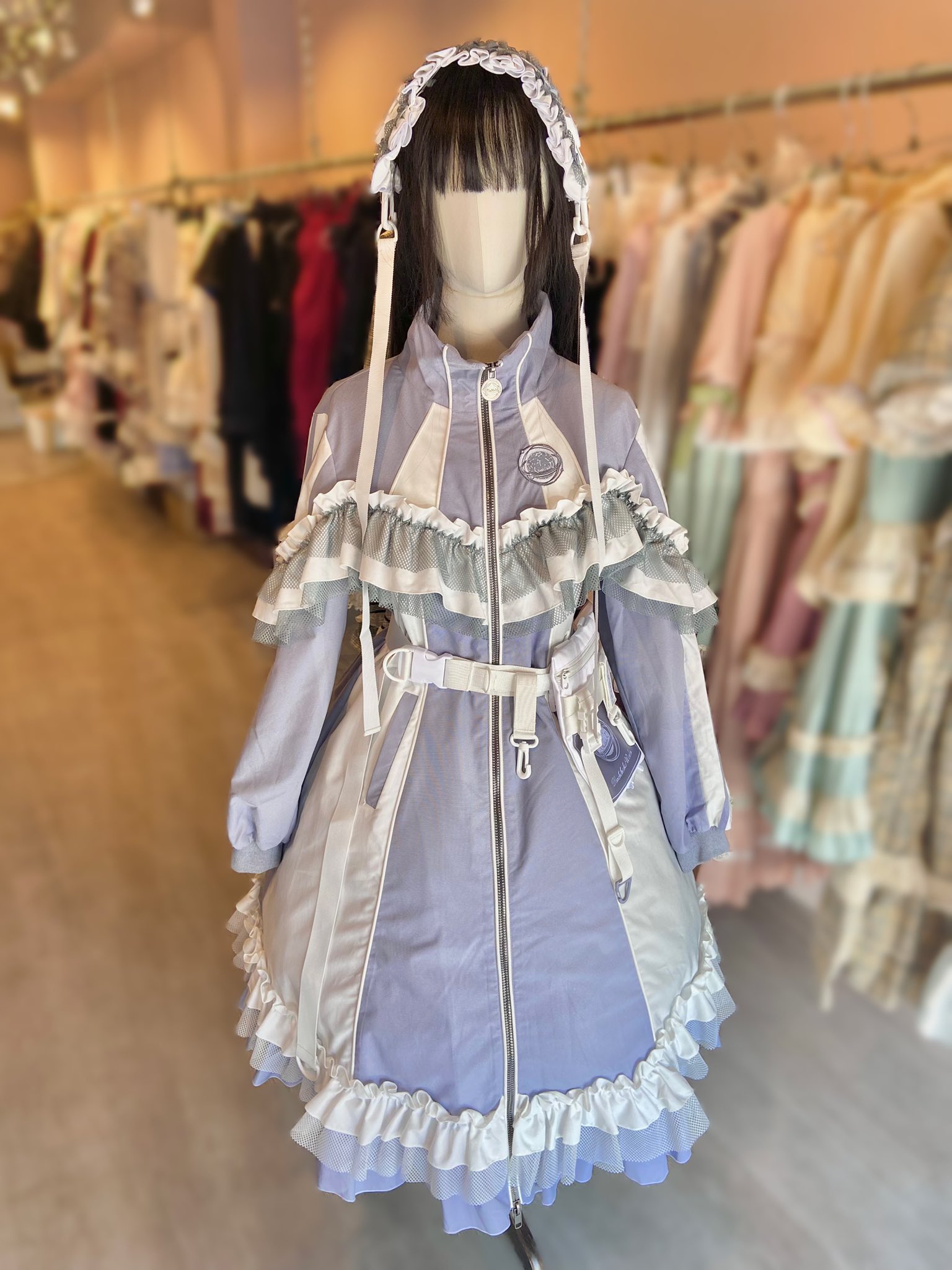 ⭐︎新品・美品⭐︎Hoshibakoジャージ　ワンピース(ミドル丈) Hoshibakoジャージ ワンピース(ミドル丈) | HoshibakoWorks