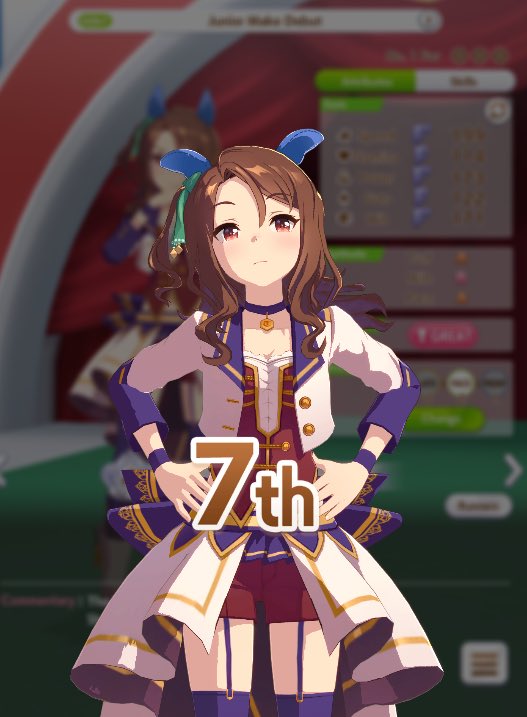 euthymeon's tweet image. i want to train king halo but she doesnt want me because this is every single run ive had with her im at a loss