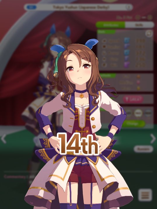 euthymeon's tweet image. i want to train king halo but she doesnt want me because this is every single run ive had with her im at a loss