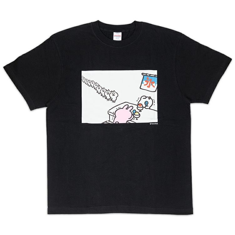 7/25(金)正午～販売開始！ユニークなデザインのプリントTシャツです✨ ベーシックなシルエットで、ボトムを選ばず様々なスタイリングが楽しめます。お出かけやフェス、レジャー、お泊まり会などにおすすめです♪ kanahei.shop/p/search?keywo…