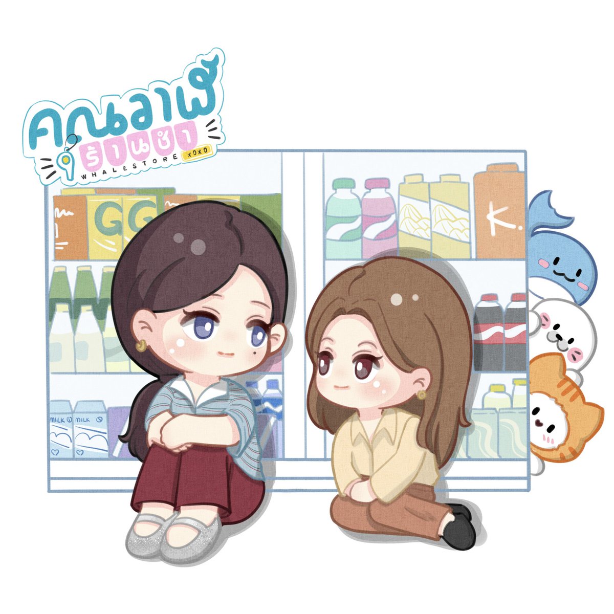klost11's tweet image. 🐳🦭🐶💚🩷

#WhaleStorexoxoEP5
#มิ้ลค์เลิฟ #MilkLove