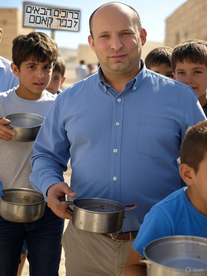 SweetBennet's tweet image. יש רעב בכפר קאסם!
אסור להסתיר את זה
מאז שמנגנון הסיוע ב60 מיליארד שקל שהקמנו בממשלה שלי ביחד עם ארגון "סיוע 48" קרס
אין אוכל!
ילדים רעבים
אתמול התקשר אליי מנסור ואמר לי ששעתיים הוא כבר לא אכל
והוא לא היחיד
אנחנו כאומה עוד נתבייש שנים ארוכות על הפלת הממשלה שלי.