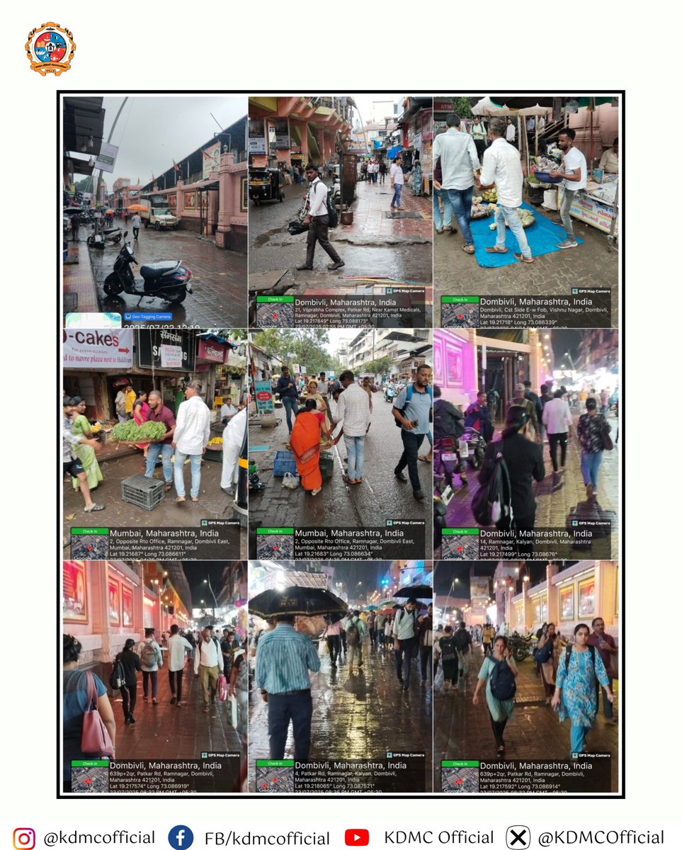 ग प्रभागातील स्टेशन परिसरात फेरीवाल्यांच्या अतिक्रमणाविरोधात सातत्याने कारवाई; पदपथ व रस्ते नागरिकांसाठी मोकळे करण्याचा उपक्रम सुरू.

#kdmcupdates #KDMC