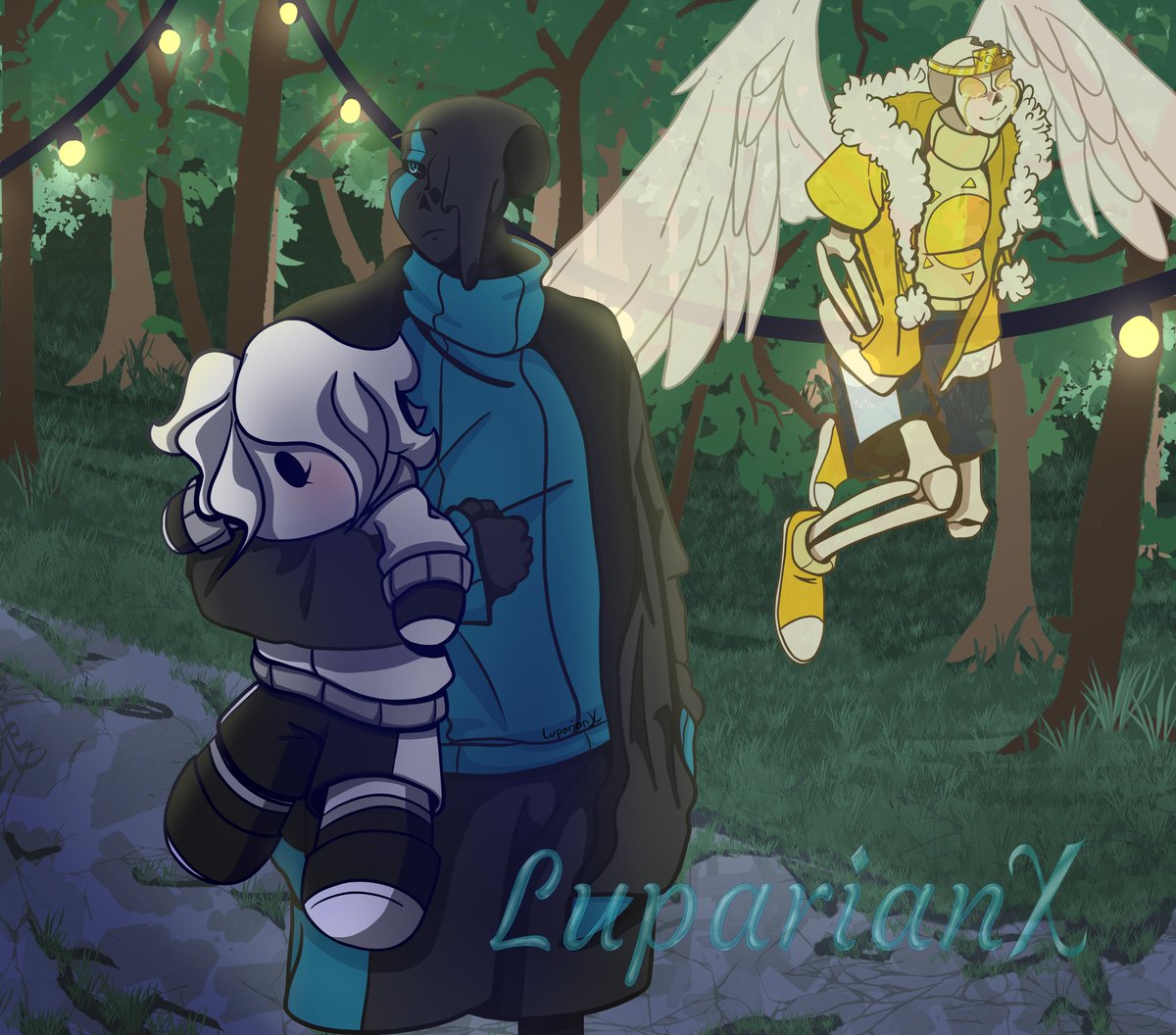LuparianX's tweet photo. [ENG]
✨Reward from the Discord Event for @Panda56_X3 !✨
The OCs belongs to them.

[FR]
✨Récompense de l'Event Discord pour @Panda56_X3 !✨
Les OCs lui appartiennent.

#UndertaleAU https://t.co/C9bqmU1SAC