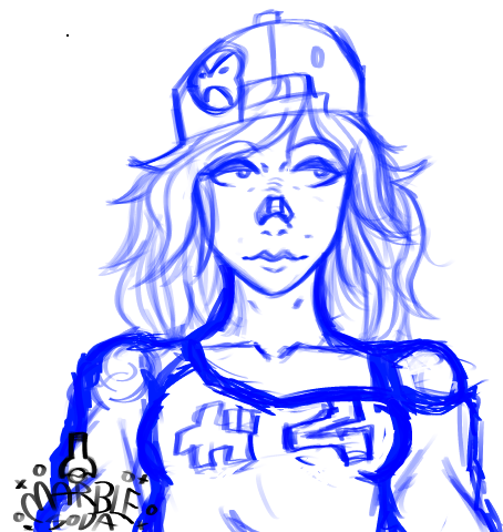wall_toast's tweet image. i commissioned someone to draw cassie and it came out so cool :))