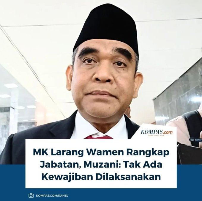 MurtadhaOne1's tweet image. Kalo gitu kenapa gak sekalian dibubarkan aja @officialMKRI ?
MK kok dianggep kayak MUI fatwanya gak wajib dilksanakan🤣

Monggo @Gerindra inisiasi pembubaranMK