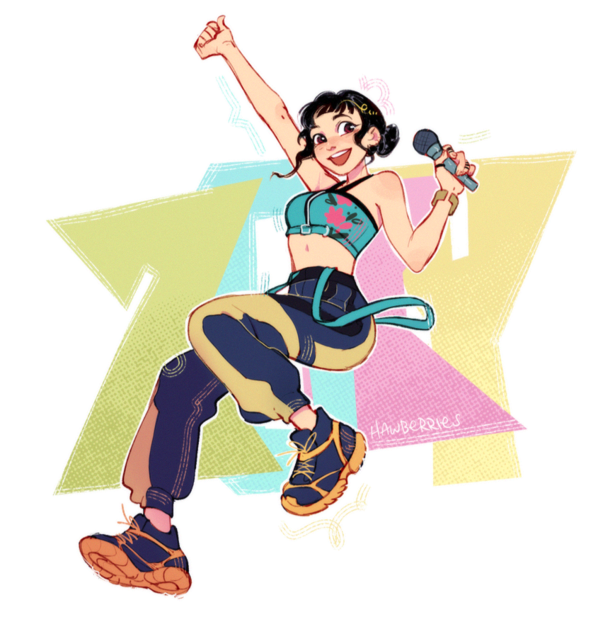 [kdh] also I watched K-pop Demon Hunters and now I'm in love with Zoey