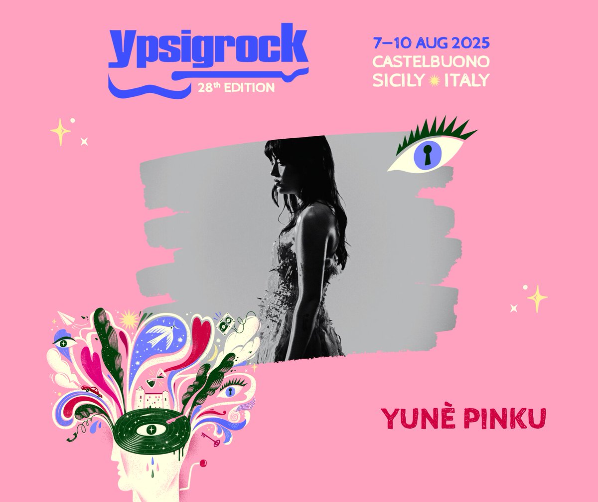 #ypsi25

📆 9 AUG 2025 ​​🌸 YUNÈ PINKU

Il futuro è già nostalgia 💖

LAST TICKETS ➝ DICE: ypsi.link/2025_DayTicket…
