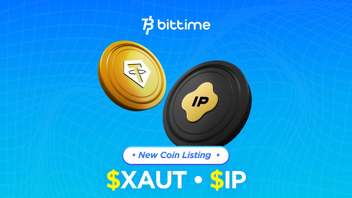 bittimexchange's tweet image. Tether Gold (XAUT) dan Story (IP) sekarang udah bisa ditrading di Bittime loh! Cek di Bittime dan mulai trading sekarang 👉 bittime.com/market
Tether Gold (XAUT) and Story (IP) are now available for trading on Bittime! Check them out on Bittime and start trading now👉…