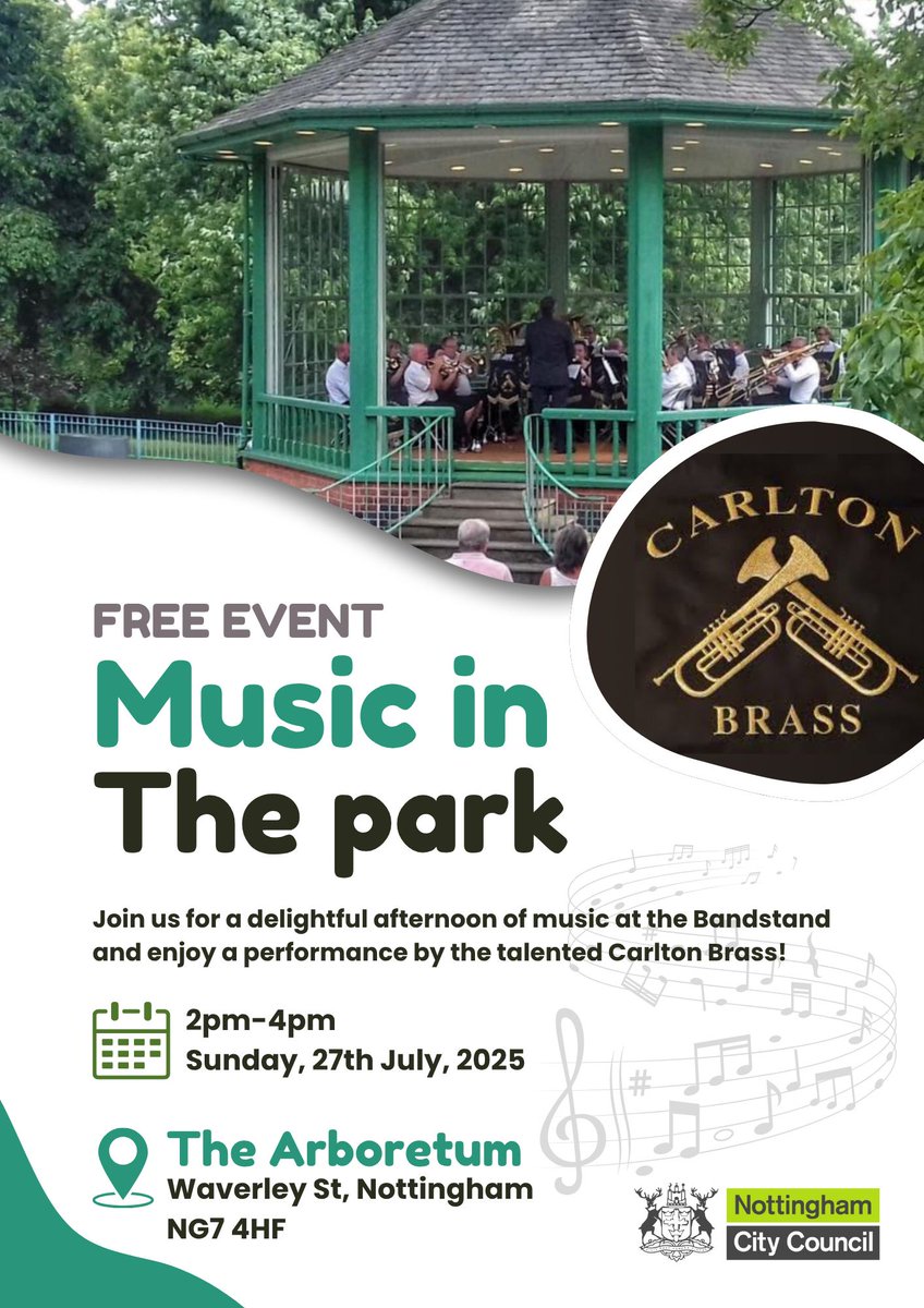 Come along to see us on Sunday 2-4pm in the Arboretum, we have a great programme planned!