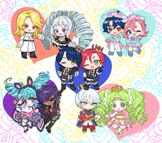 これは自分用に描いたプリティーのジカプたち