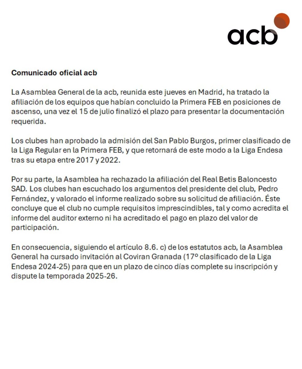 Esto es muy triste para el baloncesto sevillano