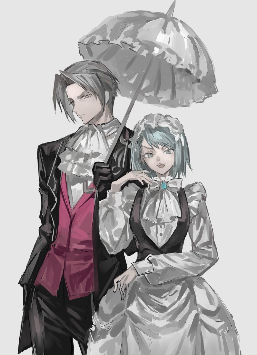 _duduhuang's tweet image. #狩魔冥 #御剣怜侍 #逆転検事