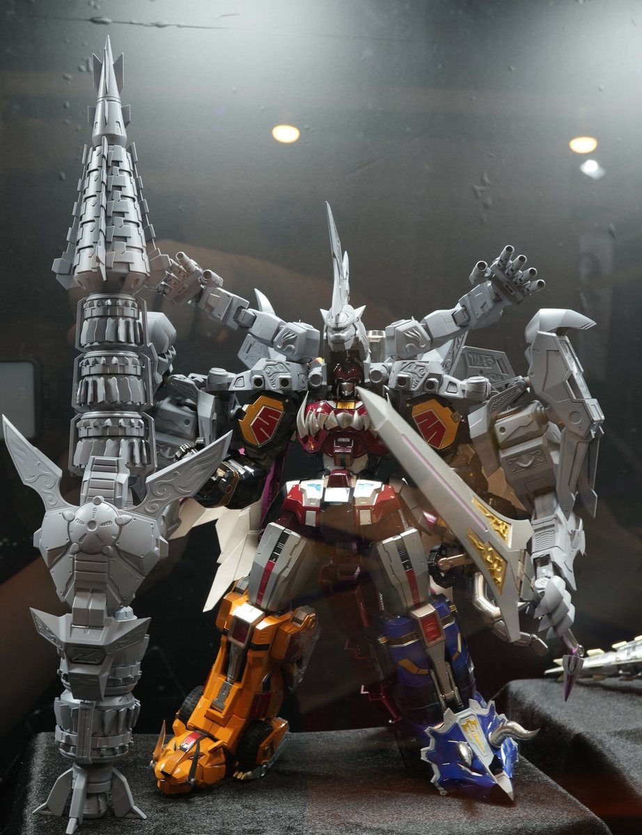G_vvell's tweet image. Flame toys Dragonzord & Mega Dragonzord
フレイムトイズ ドラゴンシーザー & 獣帝大獣神
플레임토이즈 합기교 드래곤조드(드래곤시저) & 메가 드래곤조드(수제대수신)
