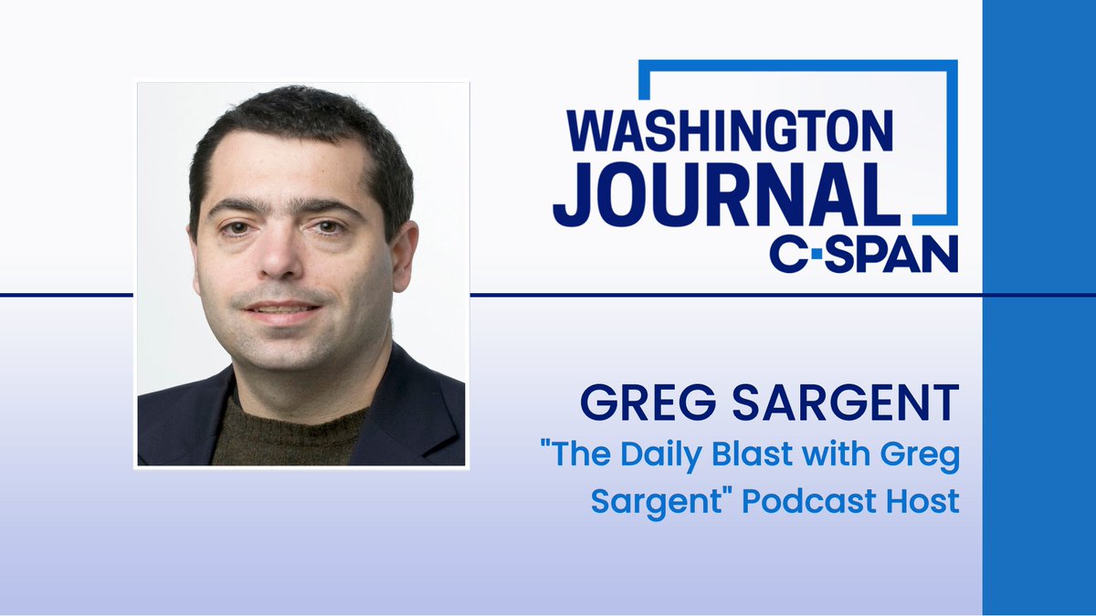 SUN| Greg Sargent, staff writer for The New Republic discusses the Trump presidency, Democrats' agenda &amp; messaging, and political news of the day.

Watch live at 9:15am ET!
