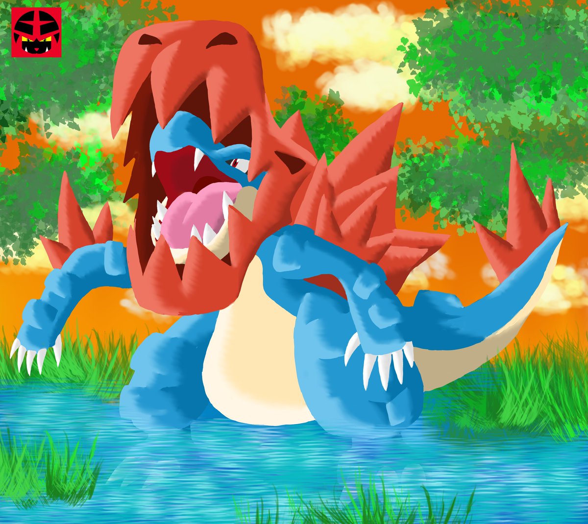 IncineroarBlaze's tweet image. mega Feraligatr based on leaks
#zaleaks