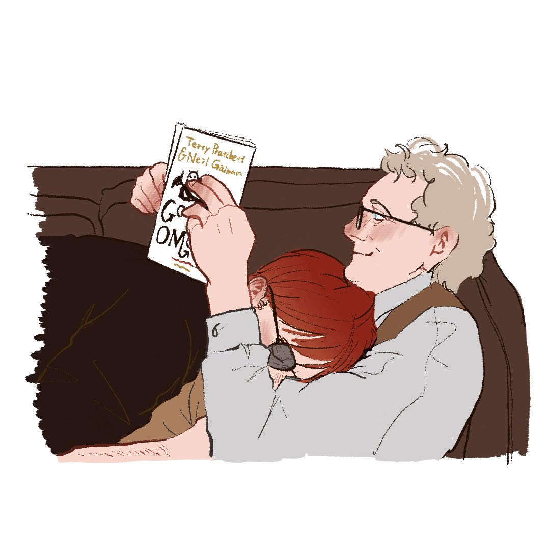 A_good_lad's tweet image. What if…? #GoodOmens #GoodOmensFanArt #Aziraphale #Crowley #aziracrow