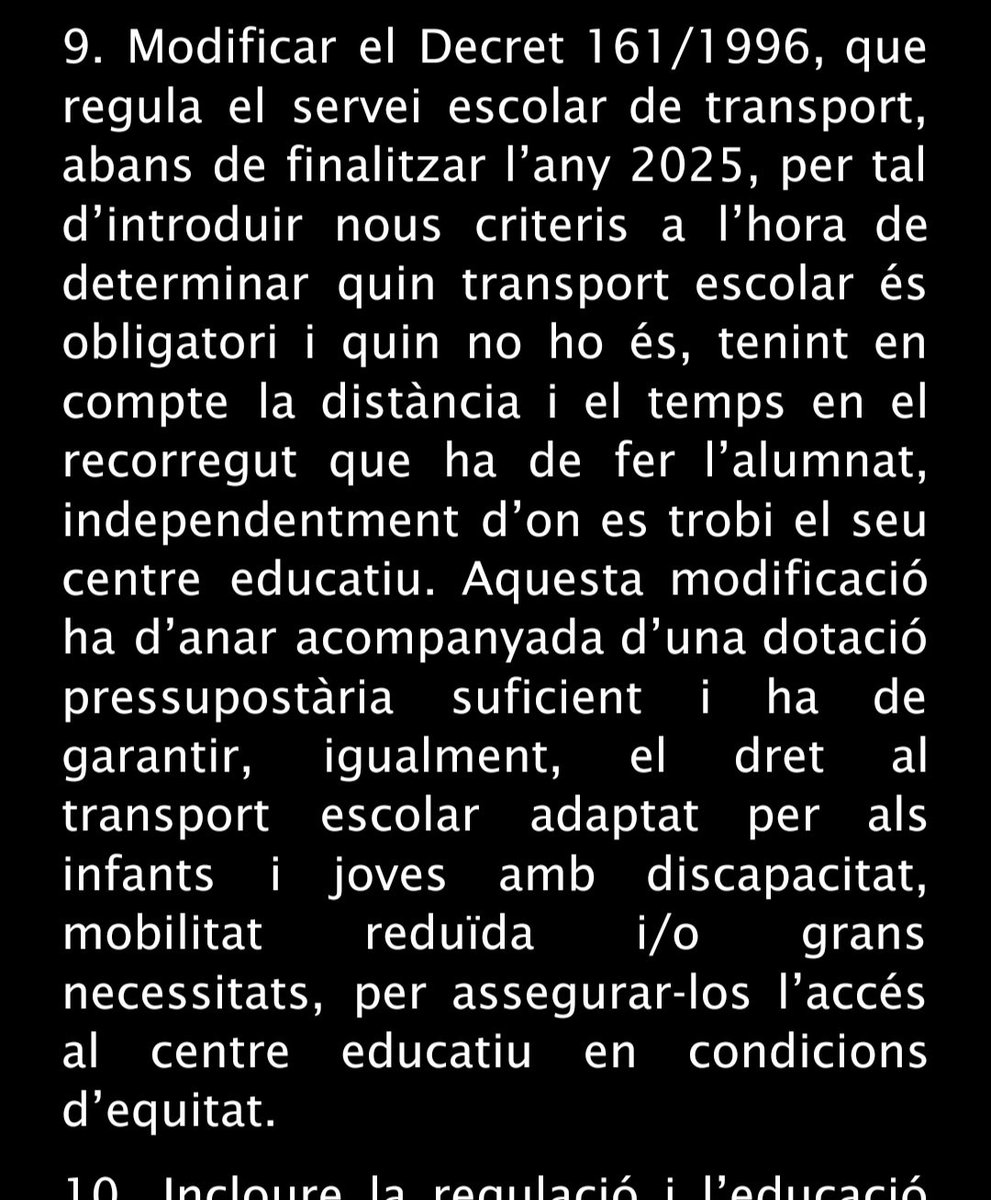 Al Parlament fem costat a <a href="/Bus_Escoleta/">Comissió Transport AFI Escola Bellaterra</a> <a href="/ampabellaterra/">AFI Bellaterra</a> en la seva lluita per mantenir el servei de bus escolar
Cal que <a href="/educaciocat/">Educació</a> modifiqui el decret que regula aquest servei
Per això avui la nostra parlamentària <a href="/Esquerra_ERC/">Esquerra Republicana</a> <a href="/Irenemont_roig/">Irene Aragonès Gràcia</a> defensa una moció en aquest sentit