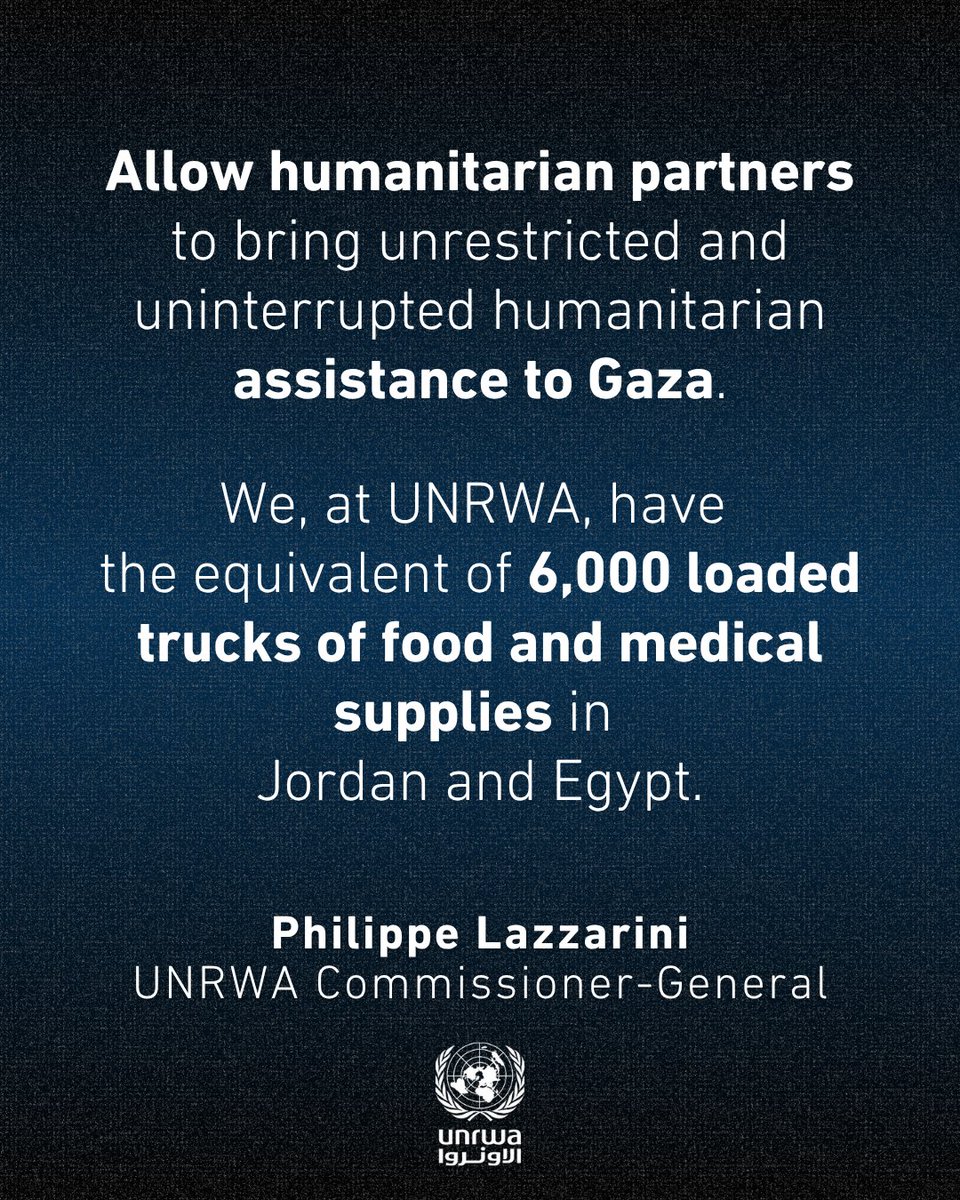 " 'People in Gaza are neither dead nor alive, they are walking corpses': a colleague in #Gaza told me this morning.

Meanwhile, according to UNRWA latest findings: one in every five children is malnourished in Gaza City as cases increase every day.

When child malnutrition