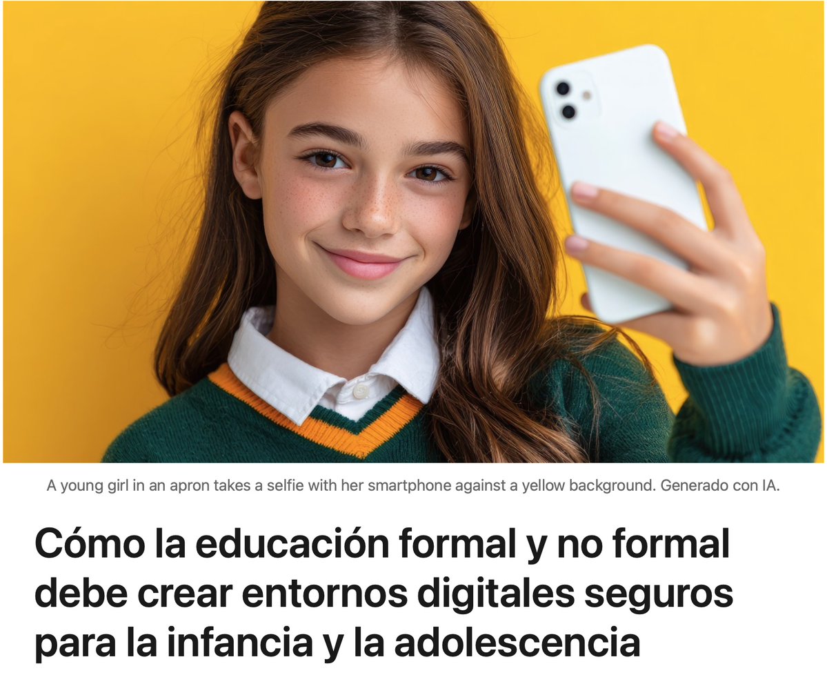 Porque no todo vale respecto al uso de la #tecnología (ni en casa ni en el aula), es fundamental cuestionarnos el 'para qué' de esta. La digitalización no es un fin en sí misma, sino un medio para construir una educación más innovadora e inclusiva. 

Por tanto, a lo mejor lo que