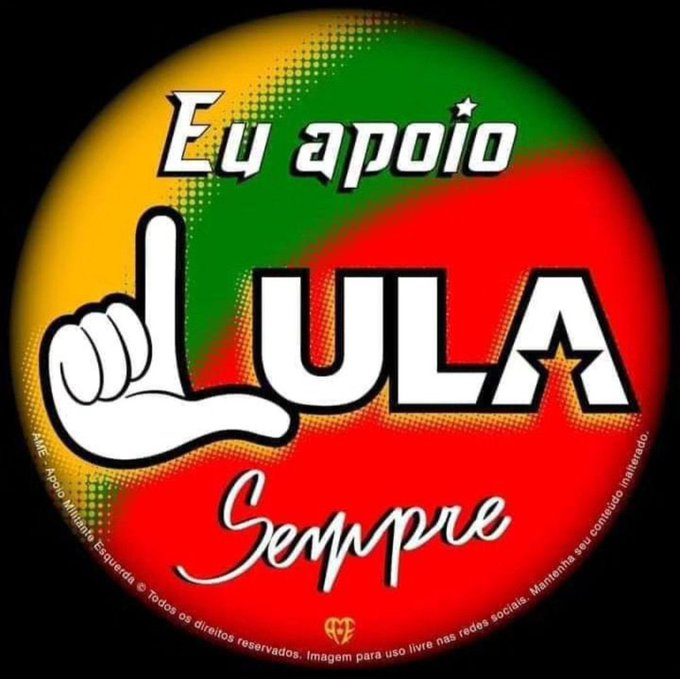 De qual cidade hoje você Faz o L em apoio a Lula?