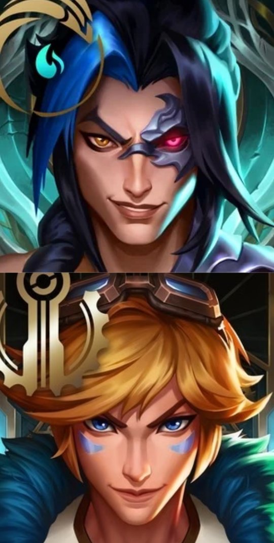 kaynopapo's tweet image. I&apos;m not the biggest color connoisseur but it&apos;s very special to me how ezkayn&apos;s colors are opposite or complement each other