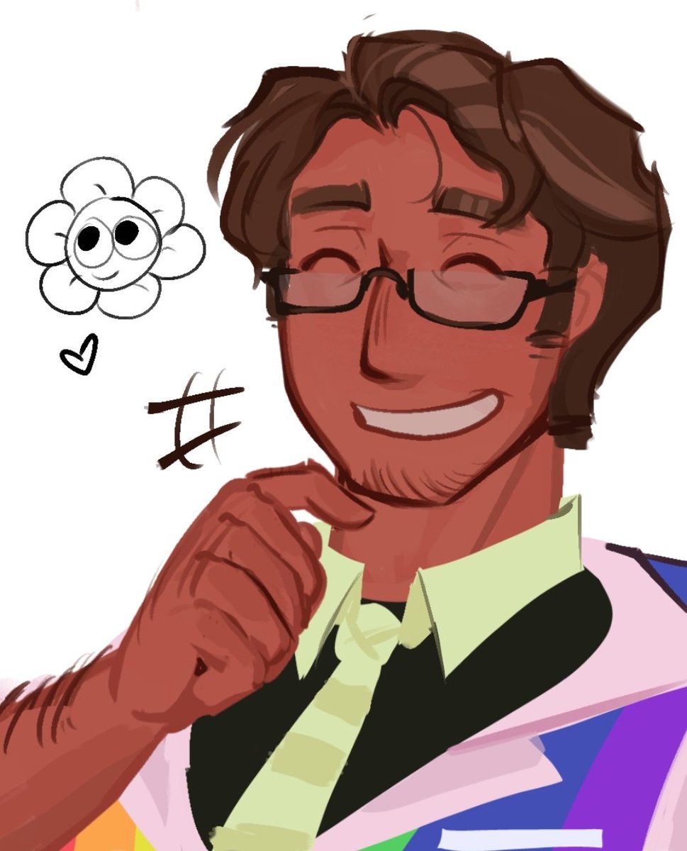 Aneemonerss's tweet image. Arthur wear glasses? Good. #dandysworld