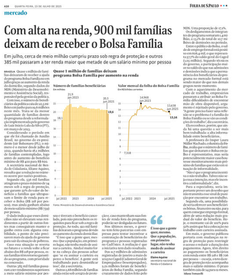 VocÊ tem ideia do que significa tirar 900 mil famílias da extrema pobreza?

Fazendo uma conta de padaria, isso dá entre 3 e 5 milhões de pessoas. Talvez até um pouco mais. Isso é um avanço civilizatório.