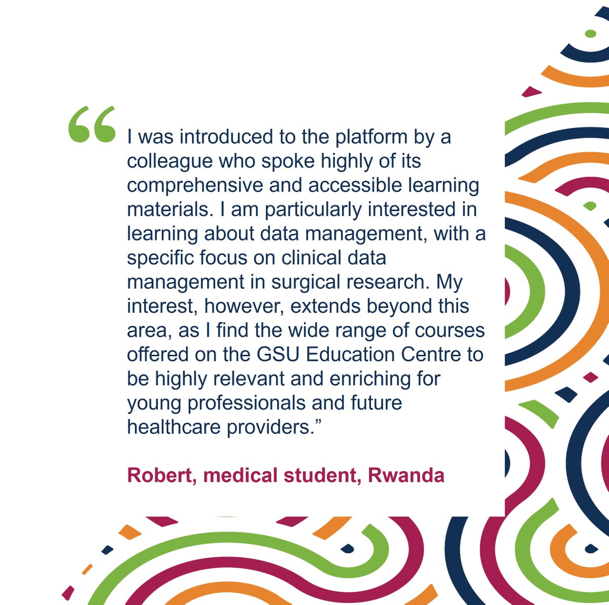 🎉3000 Strong and Growing!
Join the GSU Education Centre - free online courses &amp; resources for new surgical researchers, especially in LMICs.

Robert from Rwanda is our 3000th member! 🌍

Explore now: education.globalsurgeryunit.org
#GlobalSurgery #EducationCentre #SurgicalResearch #GSU