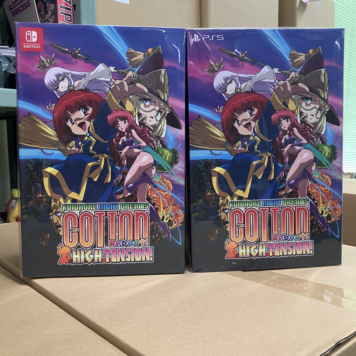 BEEP_SOFT's tweet image. キタコレ!
#コットンリブートハイテンション switchとPS5限定版❗️
湯のみが割れないように
しっかりとした箱📦で
皆様にお届け!
乞うご期待なのです♪(RF丸山)