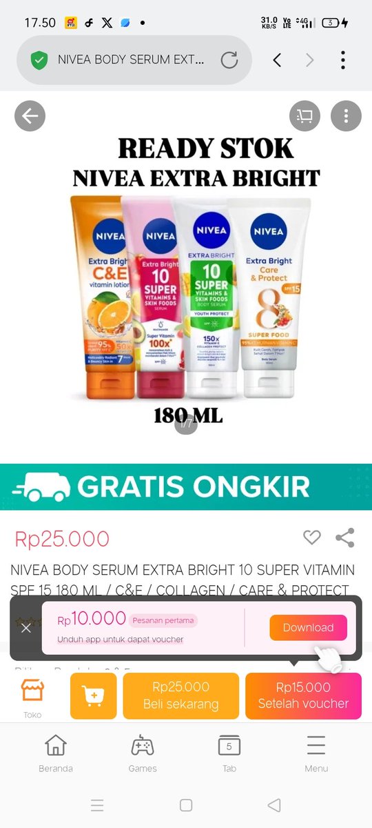Nungguin Promo Pesta Gajian yang menarikkkk di lazada pesta gajian uhuhuu. yang akan ditunggu2
warga nihhh ada diskon s.d 250rb + cicilan 0% spesial bank mandiri”
lazada.co.id/products/pdp-i…