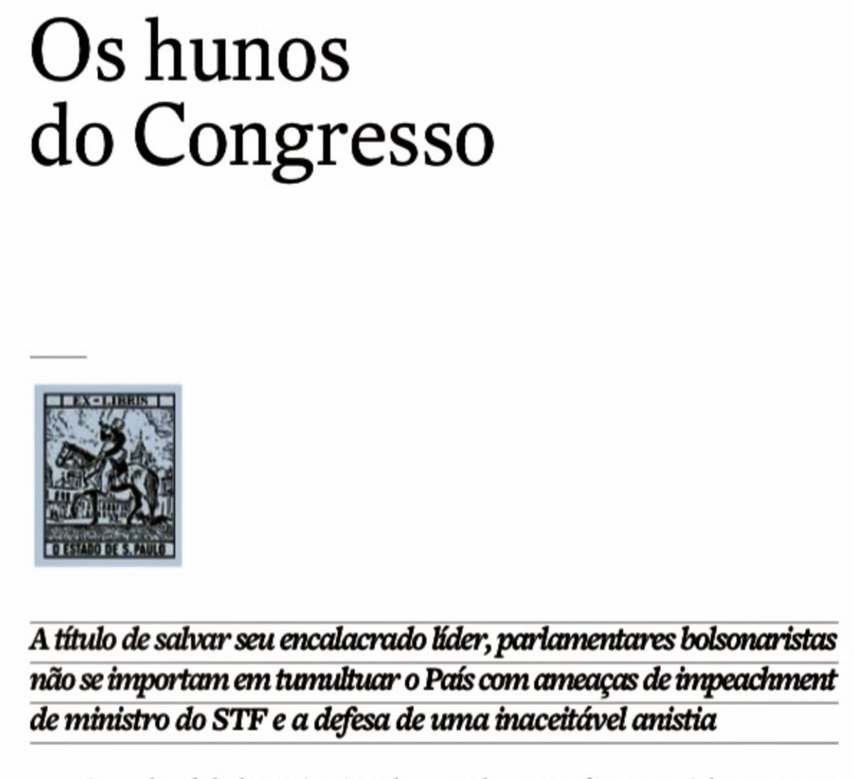 LenioStreck's tweet image. A barbárie! Correto o Estadão nessa! Os hunos atacam! Movimento FAÇAMOS OS BÁRBAROS GRANDES NOVAMENTE! “FABAGRAN”!