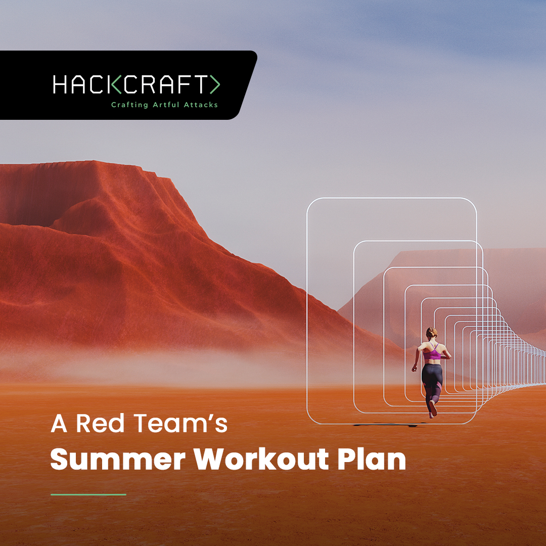Hackcraft_labs's tweet image. 🏖️ Red Team’s summer workout plan?

Why choose one when cyber fitness = full-stack training!

🔓 Assume Breach

🚪 Physical Intrusion

🦠 Ransomware Sims

🔍 Red Teaming

Test systems, people &amp;amp; processes.
👙 Even in a swimsuit, security matters.

#Hackcraft #RedTeam #CyberFitness