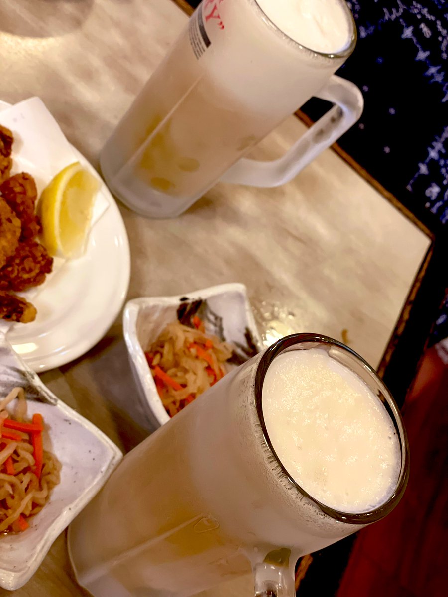 leoma4ma4's tweet image. 唇持ってかれるレベルの泡が凍ったビール最高👍