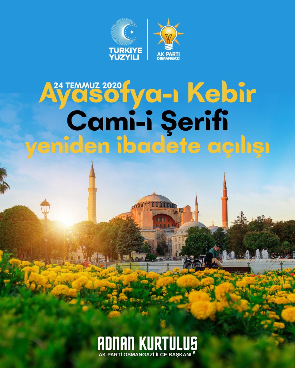 kurtulus_adnan's tweet image. Asırlardır kıbleye yönelen duaların mekânı olan #Ayasofya, beş yıl önce yeniden secdeyle buluştu.
Fatih Sultan Mehmet Han’ın vakfiyesi, milletin iradesiyle yeniden hayat buldu.
Ayasofya-i Kebîr Cami-i Şerîfi’nin yeniden ibadete açılışının beşinci yılı kutlu olsun.
Bu kutlu…