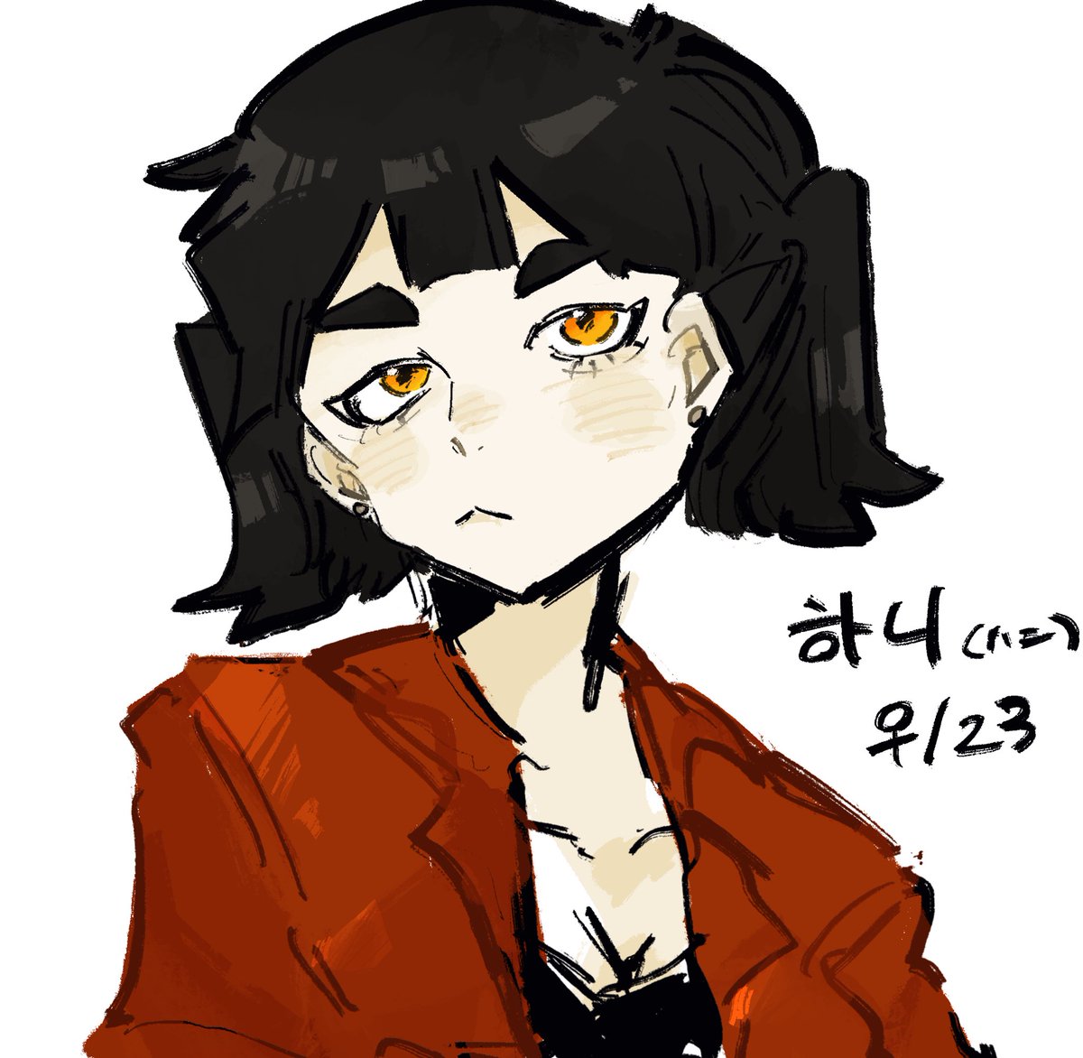 5354__XD's tweet image. #時間がない人向けうちの創作あらすじ
舞台は韓国。学生時代先輩後輩だった男女二人が、合法と違法の境界が曖昧なアンダーグラウンドな裏社会で再会し些細なきっかけでポメラニアンと一緒に同棲する話。