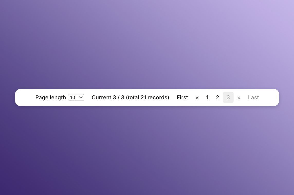 v-page is a simple pagination bar by <a href="/terryzeng169575/">TerryZ</a>, supporting i18n features, first/last navigation and more ◀️1️⃣2️⃣3️⃣▶️ - madewithvuejs.com/v-page