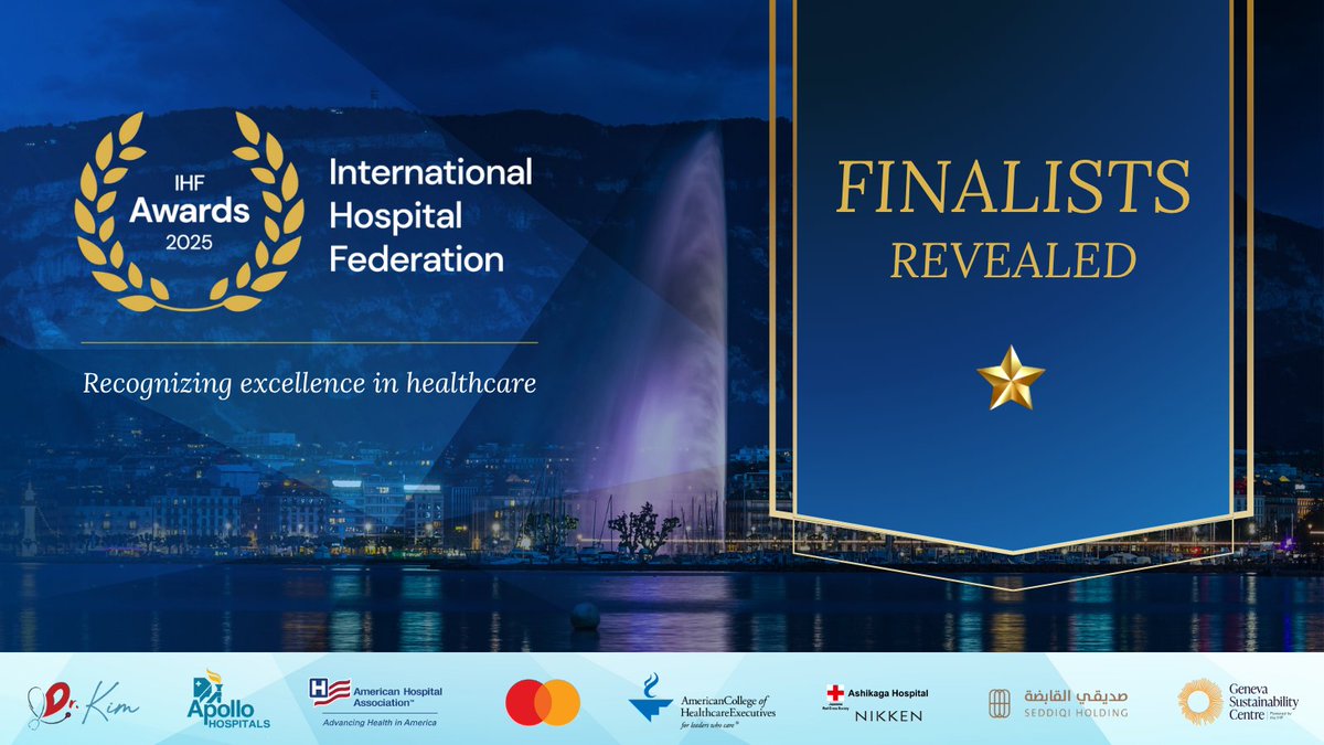 International Hospital Federation (@ihf_fih) on Twitter photo ๐ ๐ฒ๐ฒ๐ ๐๐ต๐ฒ ๐ณ๐ถ๐ป๐ฎ๐น๐ถ๐๐๐ ๐ผ๐ณ ๐๐ต๐ฒ #๐๐๐๐๐๐ฎ๐ฟ๐ฑ๐ ๐ฎ๐ฌ๐ฎ๐ฑ!๐
After a rigorous judging process for 700+ entries from hospitals and healthcare organizations from 38 countries/territories, 81 finalists have been shortlisted!
Full news:
โก๏ธ ihf-fih.org/press-and-mediโฆ ๐ ๐ฒ๐ฒ๐ ๐๐ต๐ฒ ๐ณ๐ถ๐ป๐ฎ๐น๐ถ๐๐๐ ๐ผ๐ณ ๐๐ต๐ฒ #๐๐๐๐๐๐ฎ๐ฟ๐ฑ๐ ๐ฎ๐ฌ๐ฎ๐ฑ!๐
After a rigorous judging process for 700+ entries from hospitals and healthcare organizations from 38 countries/territories, 81 finalists have been shortlisted!
Full news:
โก๏ธ ihf-fih.org/press-and-mediโฆ