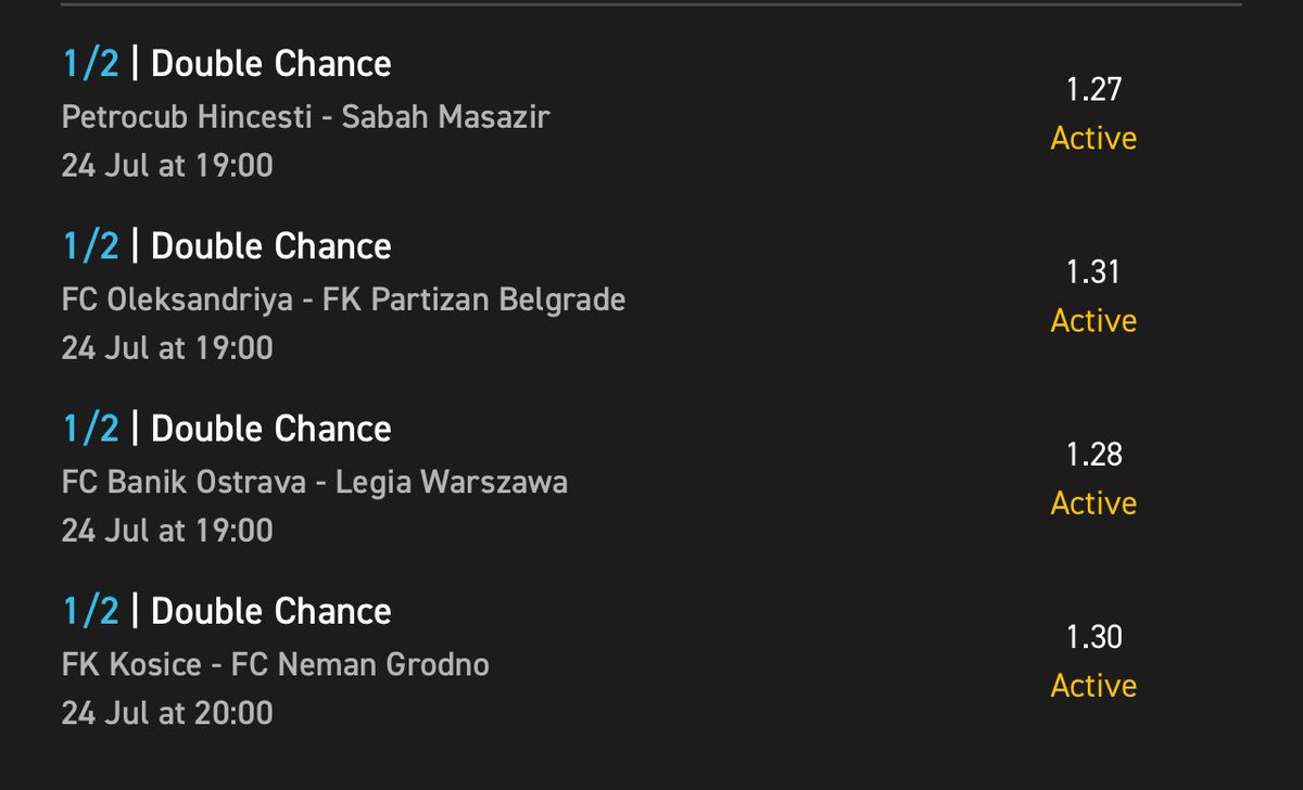 APEXworld_'s tweet image. Slip code 👉🏽 03-322493
Copy my bet slip here👉🏽 easybet.co.za/sports?bookedB…
Not yet on Easybet?
Sign up using my promo code
👉🏽WORLD50 . Easybet gives you 15% Weekly Cash Back
Join here 👉🏽 ebpartners.click/o/mvnOrk?lpage…
18 + | T&CS Apply