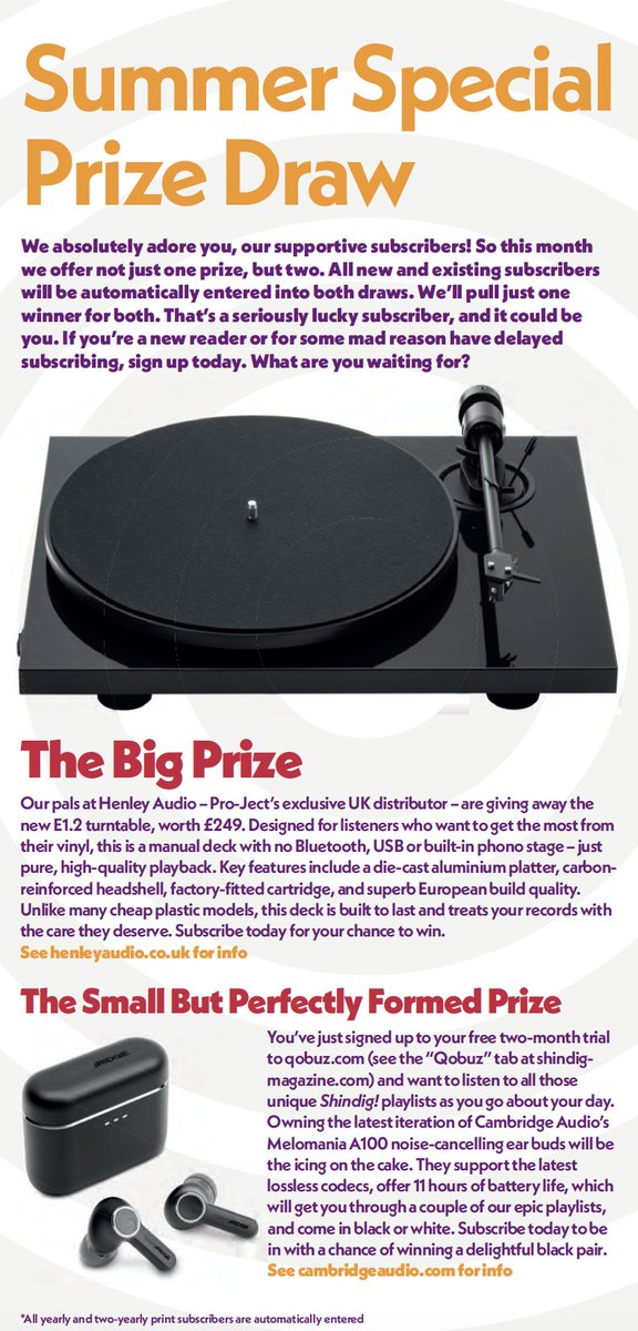 Our monthly newsletter with a two prize haul for one lucky subscriber. New and existing. preview.mailerlite.com/o7u4d8a3p0/279…