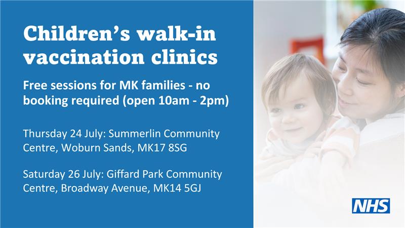 NHS walk-in clinics are available for any children in Milton Keynes that have missed out on vaccinations, including measles. Learn more: blmkhealthandcarepartnership.org/your-health-an…